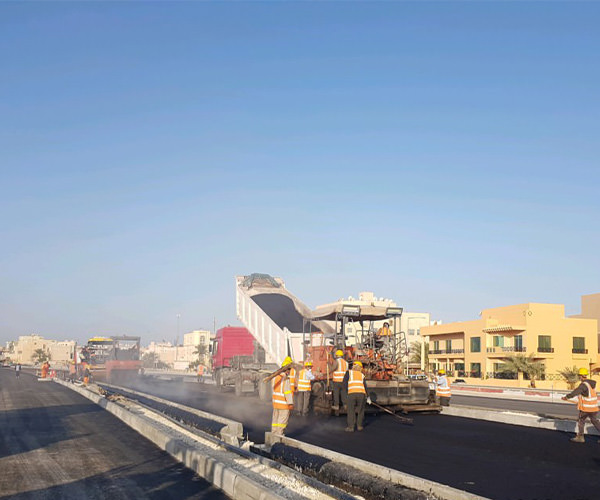 Construction of a highway