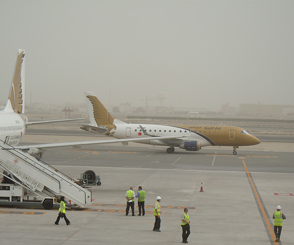 Bahrain Airport; Remote Apron Stands